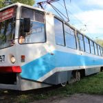 Первый трамвай, привезенный в Смоленск из Москвы, вышел на маршрут
