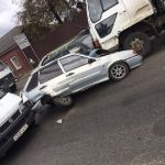 В крупной аварии в Смоленске пострадала девушка (видео)