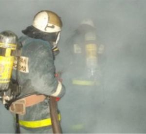 В серьезном пожаре мужчина получил ожоги