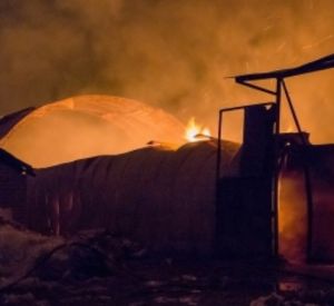 В Смоленской области огонь уничтожил 20 тонн сена