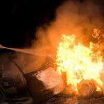 В Смоленске сгорел автомобиль