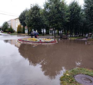 В центре Смоленска появилось новое "озеро"