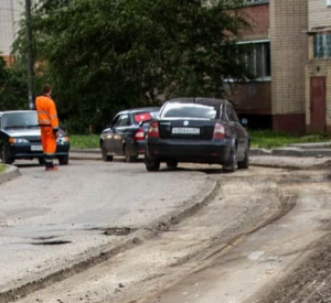 В областном центре начался ремонт улицы Маршала Соколовского
