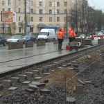 Видео: Трамвайная платформа на улице Николаева облегчит доступ маломобильных смолян в вагон