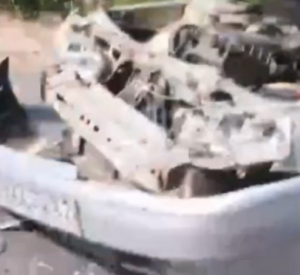 Последствия аварии на Таборной горе сняли на видео