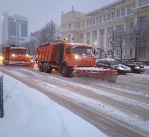 Появился график уборки улиц Смоленска в новогодние праздничные дни
