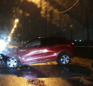 Нетрезвый водитель на Витебском шоссе устроил аварию (фото)
