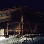 В Смоленской области сгорели здания деревообрабатывающих производств (фото)