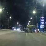 Жесткое ДТП на улице Шевченко сняли на видео