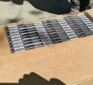 Около 200 коробок контрафактных сигарет нашли и изъяли пограничники (видео)