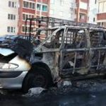 Ночью в Смоленске подожгли несколько машин