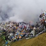 В Смоленской области  снова загорелся мусорный полигон